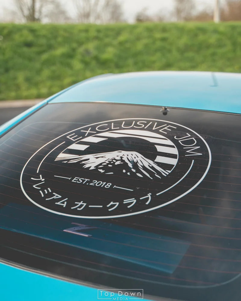 Fuji Rear Window Sticker
